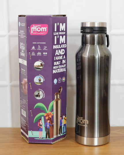 Supermom 500 Ml Stainless Steel Insulated Hydro Water Bottle Vacuum Flask