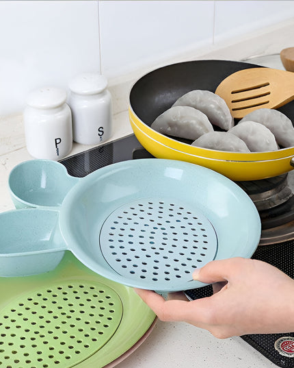 Multi-purpose Dumpling  Snack Serving Plate (1 Pc)