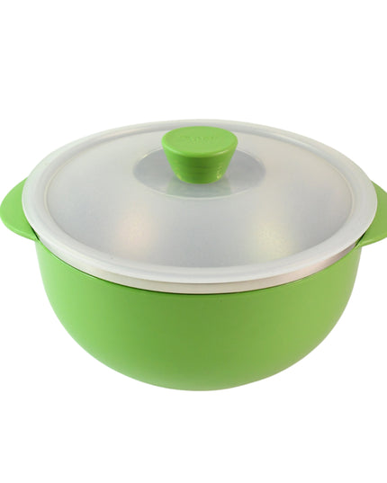 Apex 2200ml Microwave-safe Plastic Serving Bowl With Lid (1 Pc)