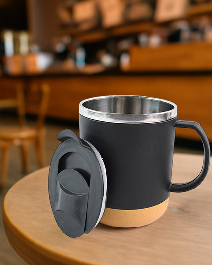 Insulated Coffee Mug With Spill-proof Lid (Approx 450ml  1 Pc)