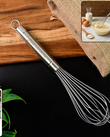 Apex Stainless Steel Large Hand Whisk (1 Pc)