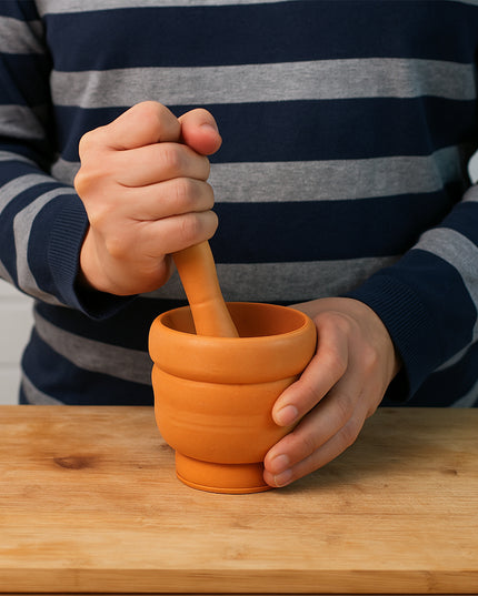 Unbreakable Plastic Mortar  Pestle - (Set)