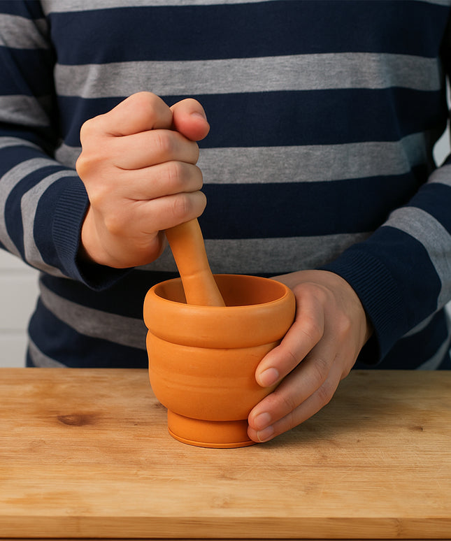 Unbreakable Plastic Mortar  Pestle - (Set)