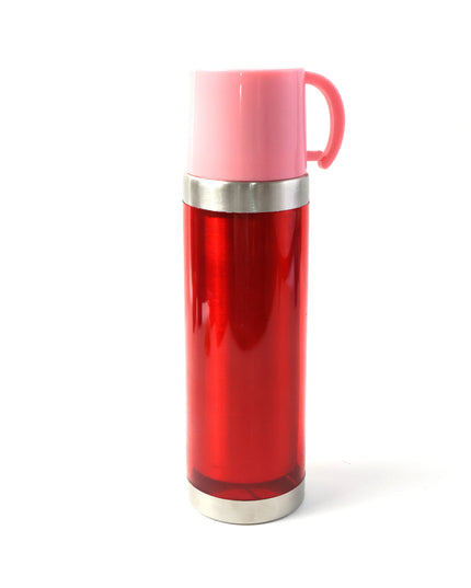 Insulated Travel Mug Bottle With Handle Lid (500 Ml)