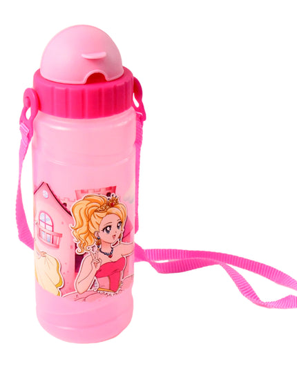 Cartoon Printed Water Bottle 550ml (1 Pc)