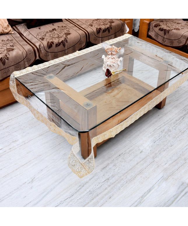 87x59 Inch Transparent Pvc Table Cover (1 Pc)
