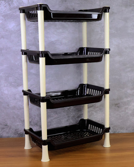Apex 4-layer Small Multipurpose Plastic Storage Rack