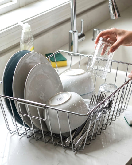 Multipurpose Stainless Steel Kitchen Sink Basket (1 Pc 12x15 Inch)
