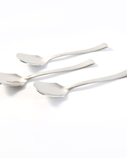 Stainless Steel Ice-cream Spoon - (3 Pc  Set)
