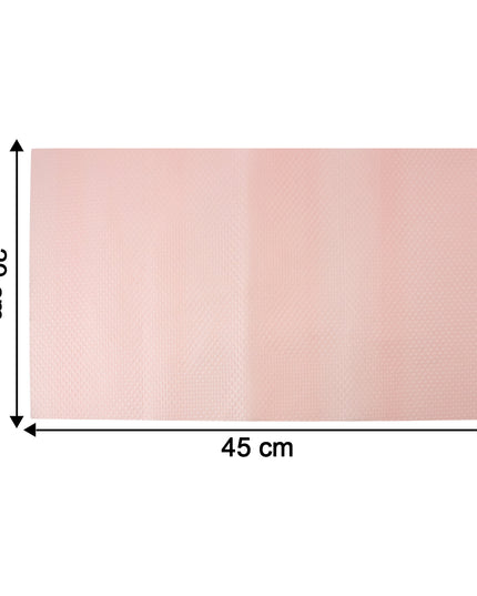 Transparent Plastic Fridge Mat 45 X 29 Cm (4 Pc)