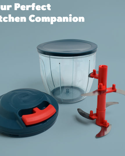 Apex Speed-x Hand-powered Vegetable Chopper (1000 Ml)