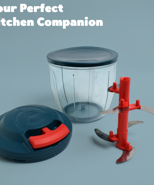 Apex Speed-x Hand-powered Vegetable Chopper (1000 Ml)