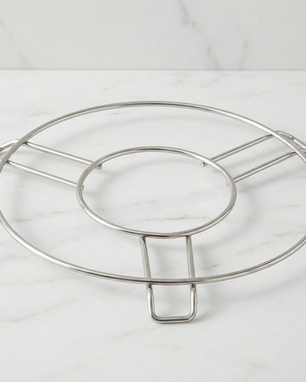 Stainless Steel Round Table Ring Hot Pot Stand (1 Pc)