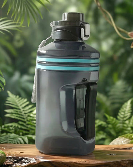 Large Square Gallon Style Water Bottle With Handle 1500 Ml