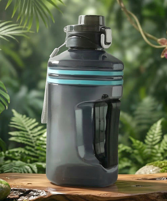 Large Square Gallon Style Water Bottle With Handle 1500 Ml