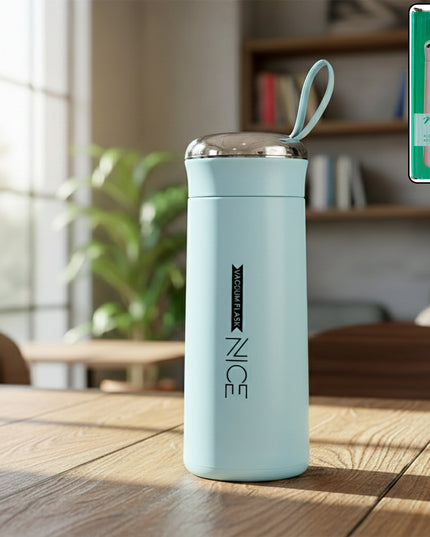 Leak Proof Glass Water Bottle (1 Pc)