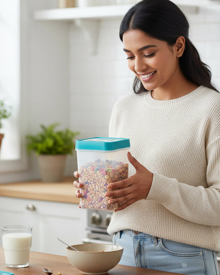 Plastic Smart Seal Food Storage Container 1200 Ml Approx