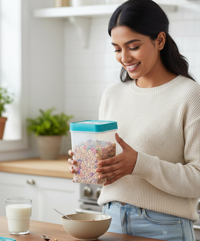 Plastic Smart Seal Food Storage Container 1200 Ml Approx