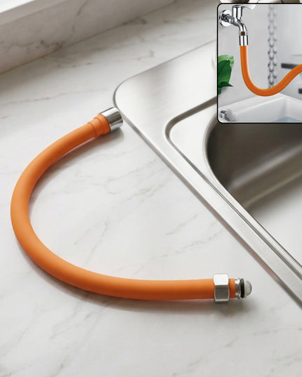 Flexible Silicone Water Tap Extender Pipe 44 Cm 1 Pc