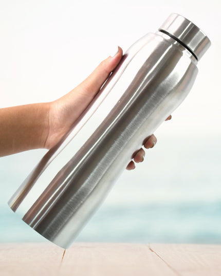 Stainless Steel Double Wall Vacuum-insulated Drink Water Bottle (1000 Ml Approx)