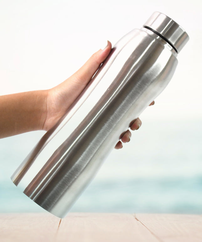 Stainless Steel Double Wall Vacuum-insulated Drink Water Bottle (1000 Ml Approx)