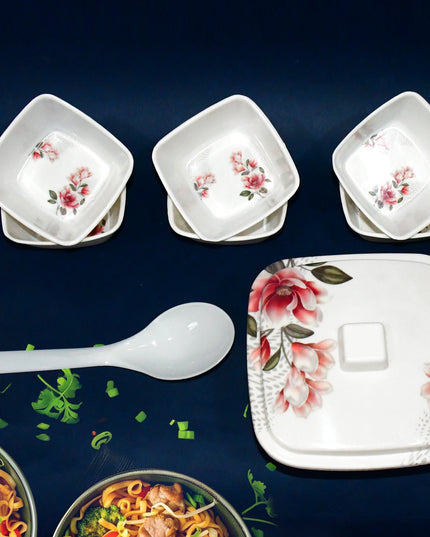 Hector High Quality Dinning Dinner  Pudding Set (9 Pcs Set)