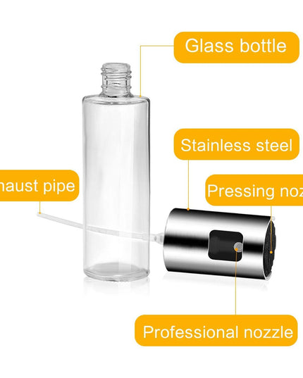 7126 Oil Sprayer Dispenser Oil Versatile Glass Spray Bottle For Cooking  Multi Use Bottle
