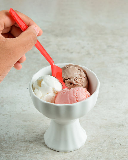 Reusable Home Dining Plastic Spoons (8 Pc)