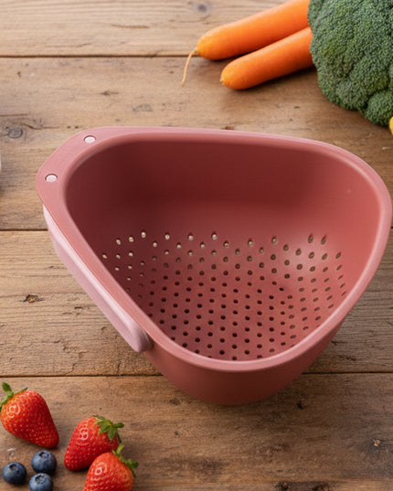 Supermom Kitchen Colander With Foldable Handle And Drain Base