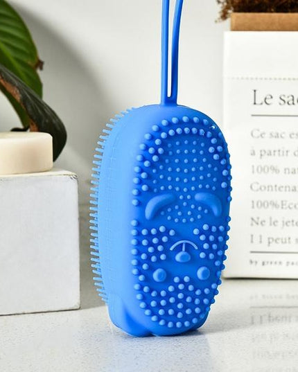 1448 Silicone Bubble Bath Spa Super Soft Body Scrubbing Brush