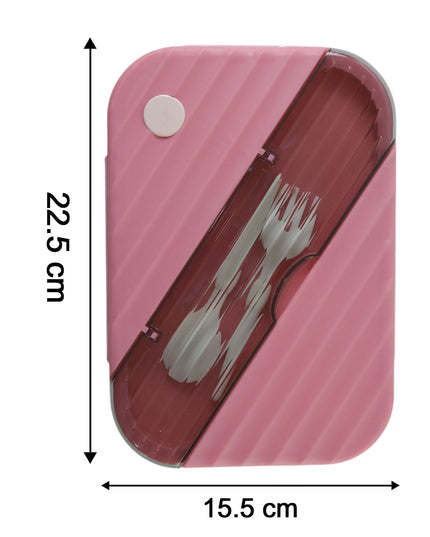 Plastic 3 Compartment Lunch Box For Kids