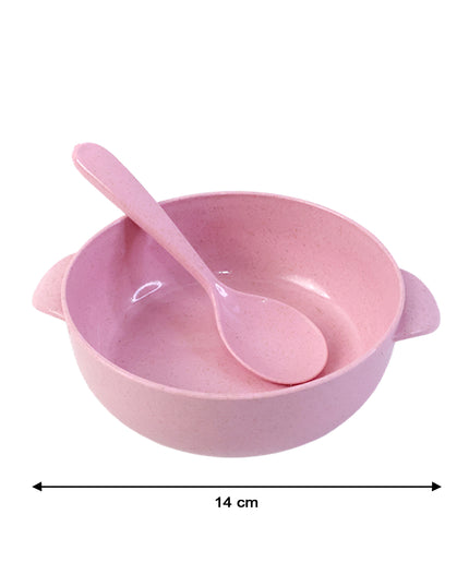 Premium Kids Feeding Bowl With Spoon (1 Set 240ml)