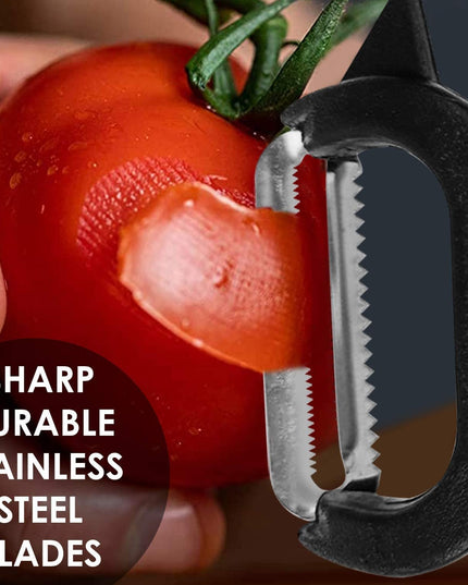 2618 2-in-1 Double Julienne And Vegetable Peeler