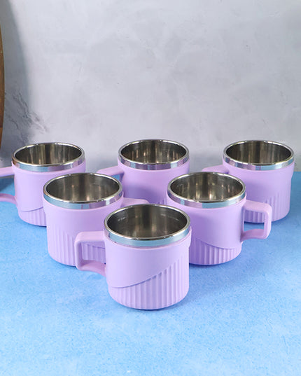 Apex Sturdy Tea  Coffee Cup - (6 Pc  Set)