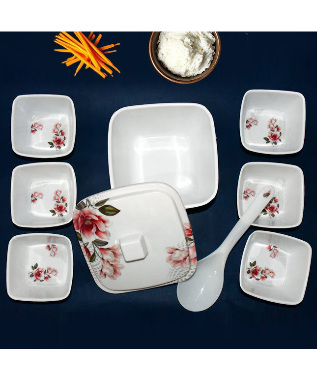 Hector High Quality Dinning Dinner  Pudding Set (9 Pcs Set)