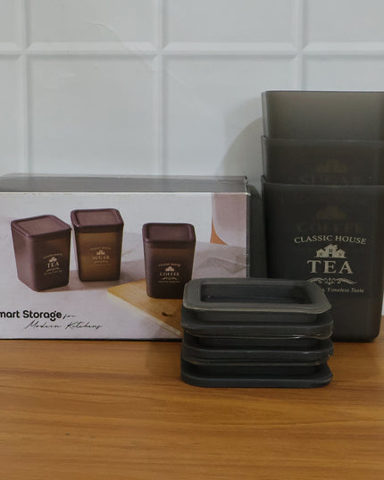 Plastic Kitchen Storage Container Set (3 Pc Set)
