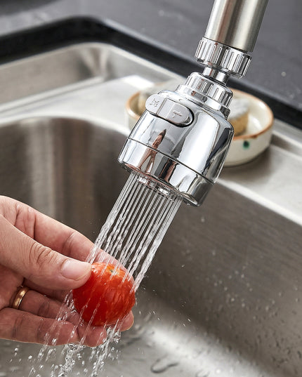 360 Degree Rotating Faucet Water Saving Tap Aerator (1 Set)