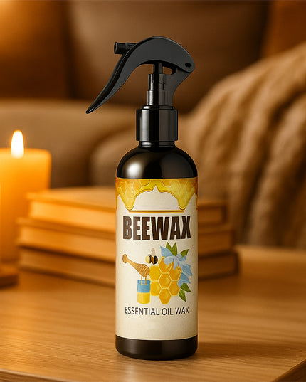 Beeswax Essential Oil Wood Polish Spray 120ml - (Set)
