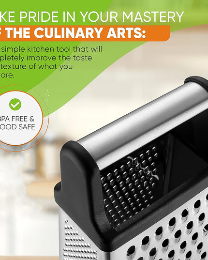 Apex 5-in-1 Master Stainless Steel Multipurpose Slicer And Grater
