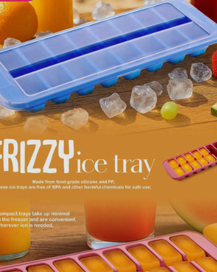 Supermom Frizzy Ice Tray With 2-in-1 Compartment For Ice Cubes And Storage Box (1 Pc)