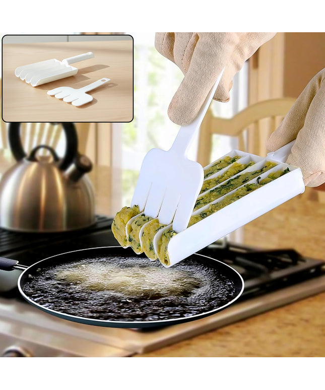 Manual Food Slicing  Frying Press Tool (1 Set)