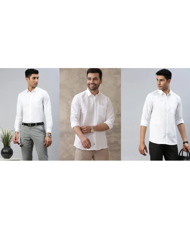 pack of 3 shirt for mens