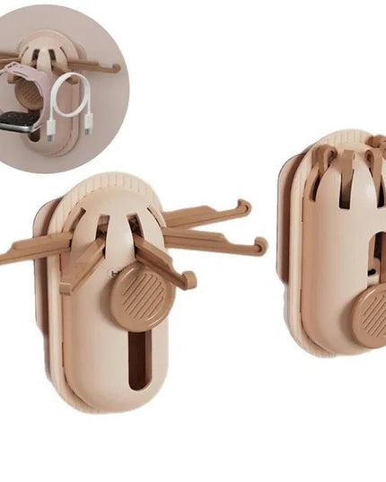 Modern Foldable Wall Hook Bracket – No-Drill Self-Adhesive High Load  ( Pack of 2 )