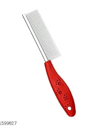 Stainless Steel Pet Comb (Multicolor)