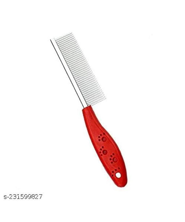 Stainless Steel Pet Comb (Multicolor)
