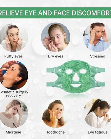 Cold Face Eye Mask, Ice Pack Reduce Face Puff, Dark Circles