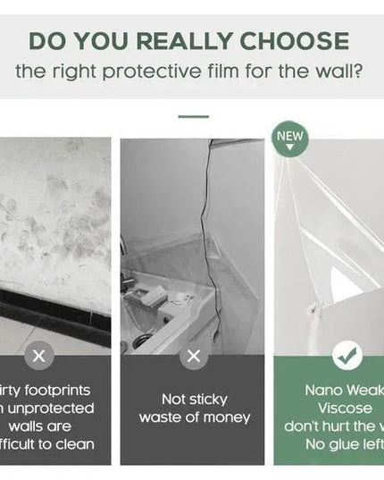 Self- Adhesive Transparent Electrostatic Wall Protection Film Buy 1 Get 1 Free