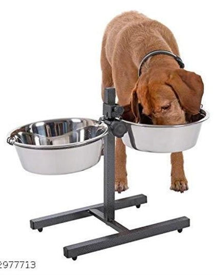 Stainless Steel Feeding Bowls for Pet (Multicolor, L)
