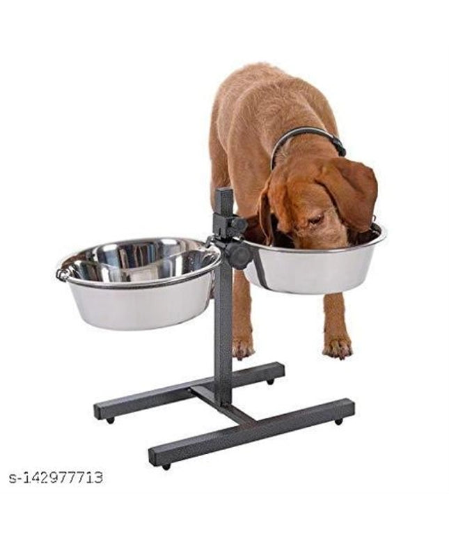 Stainless Steel Feeding Bowls for Pet (Multicolor, L)