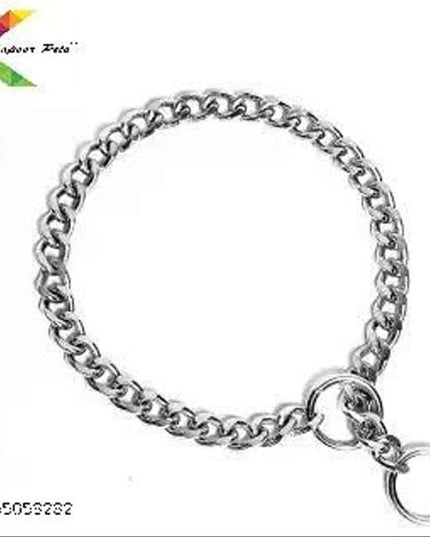 Neck Coller Diamond Cut Choker Chain for Pet (Multicolor, 24 inches)